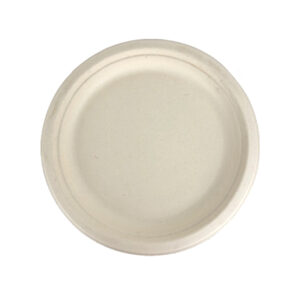 Talerz z trzciny cukrowej okrągły